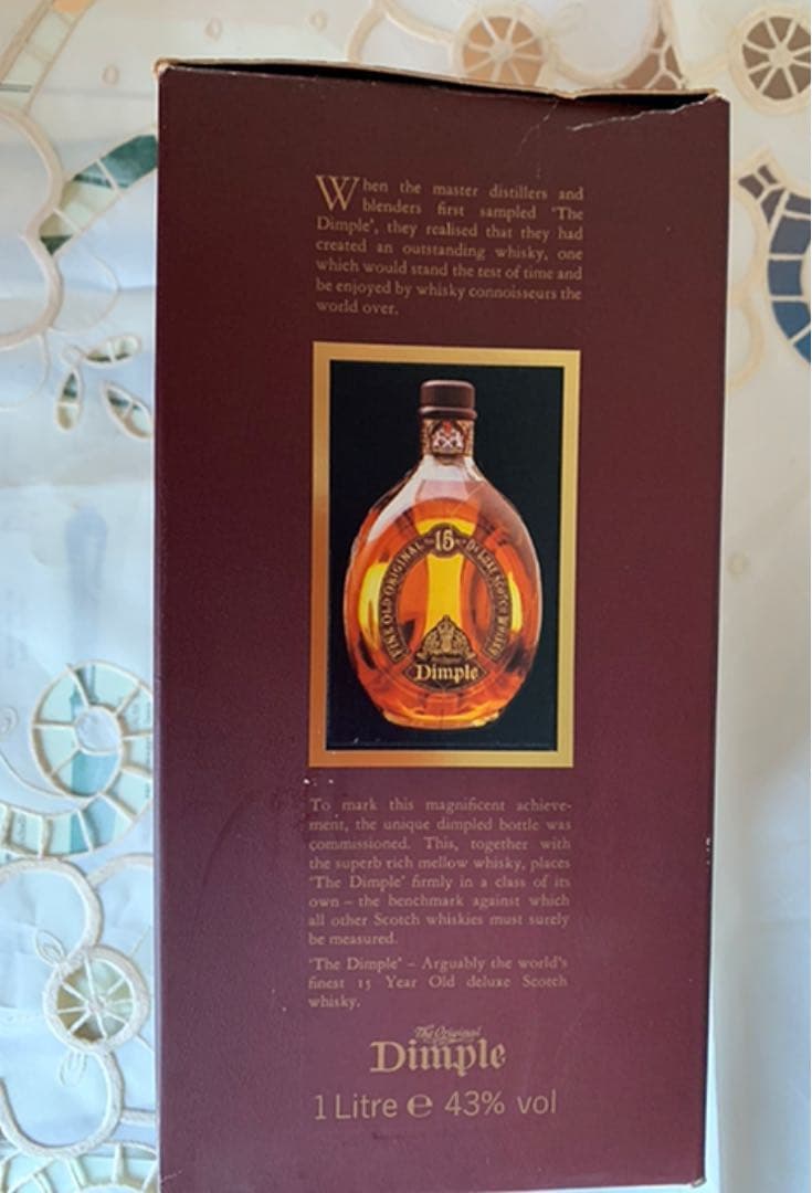 Dimple ウイスキー 15年 1Lire 値下げした