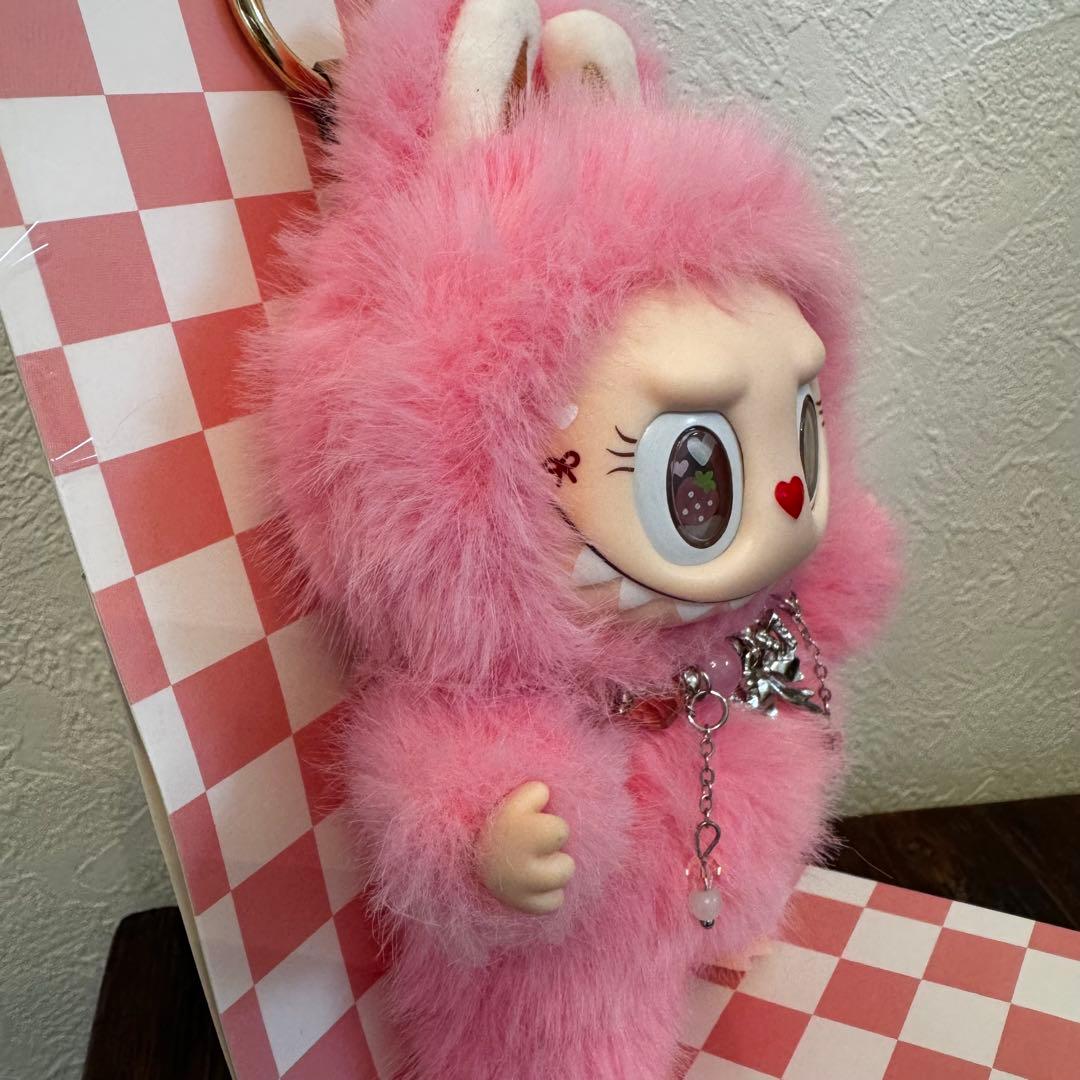 【海外限定】ZIMOMO LABUBU strawberry neonpink