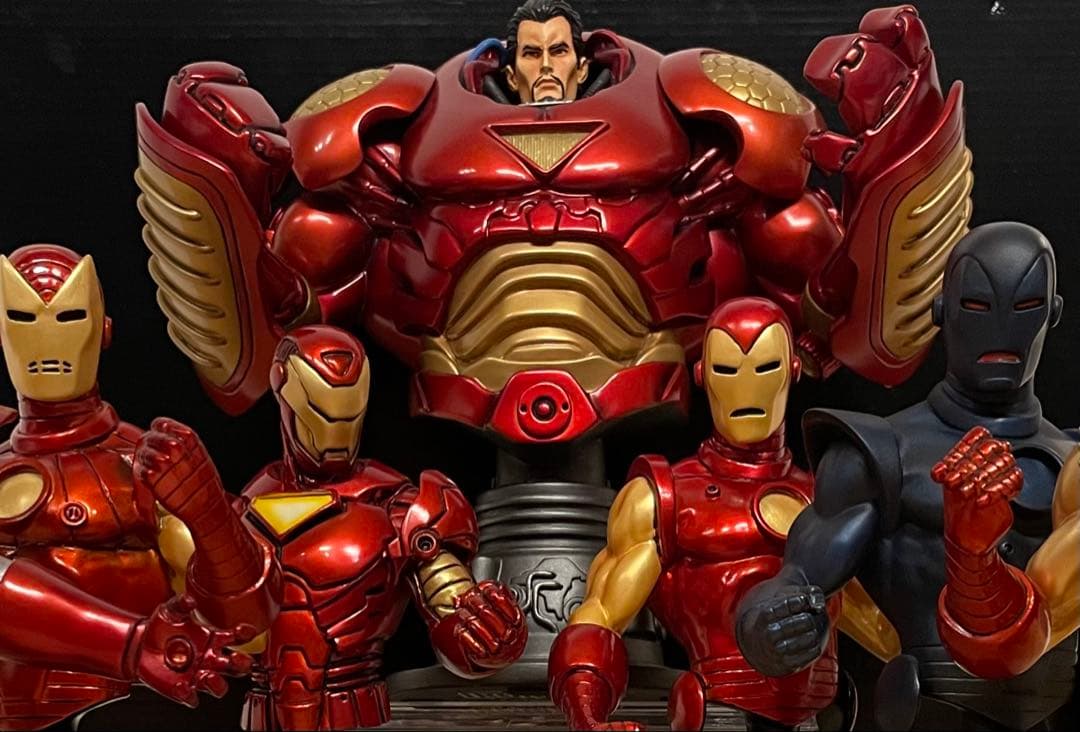 ボウエンBowen アイアンマン ミニバスト7体セット 限定 ハルクバスター