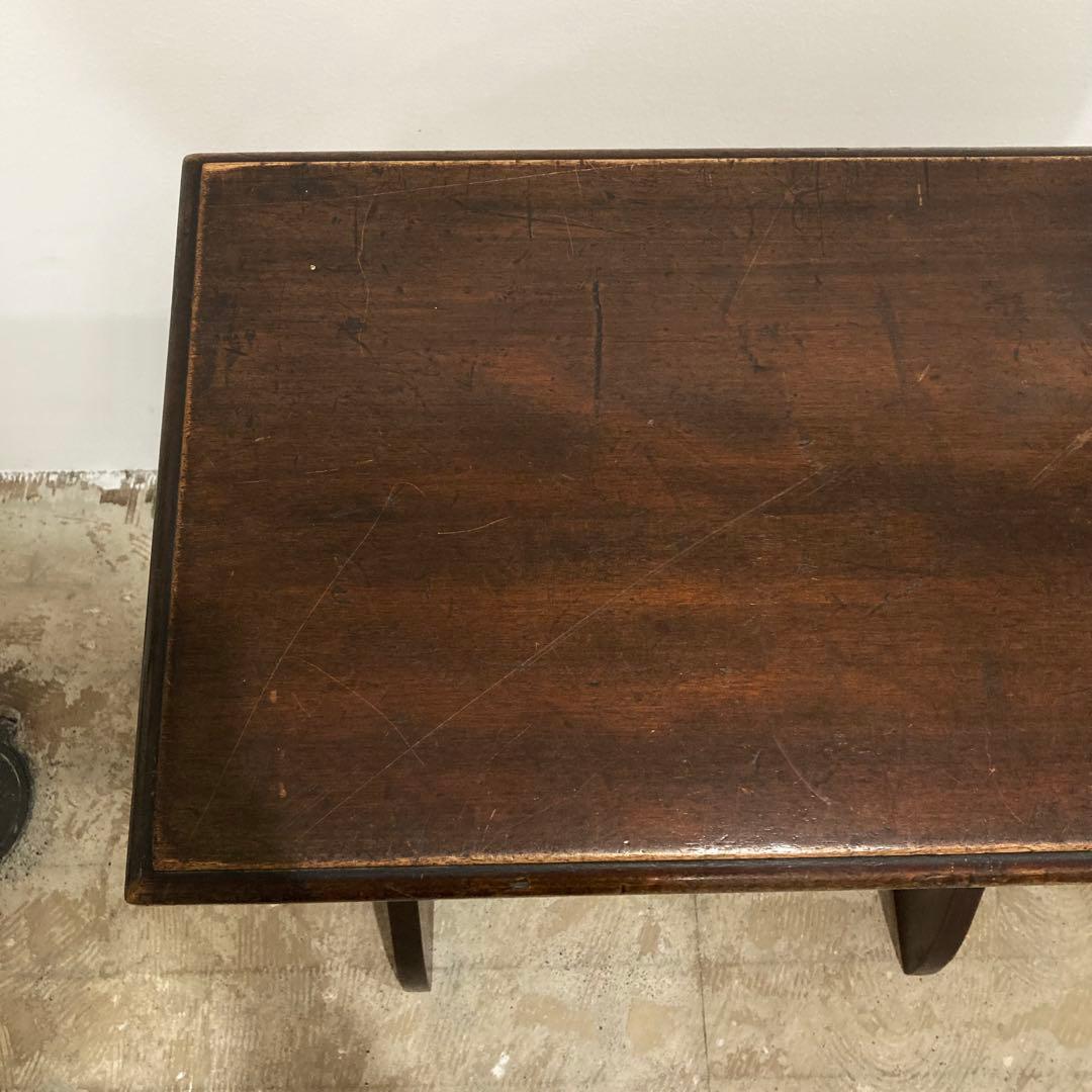 古いピアノ椅子 オルガン椅子 スツール チェア 木製 透かし彫り レトロ