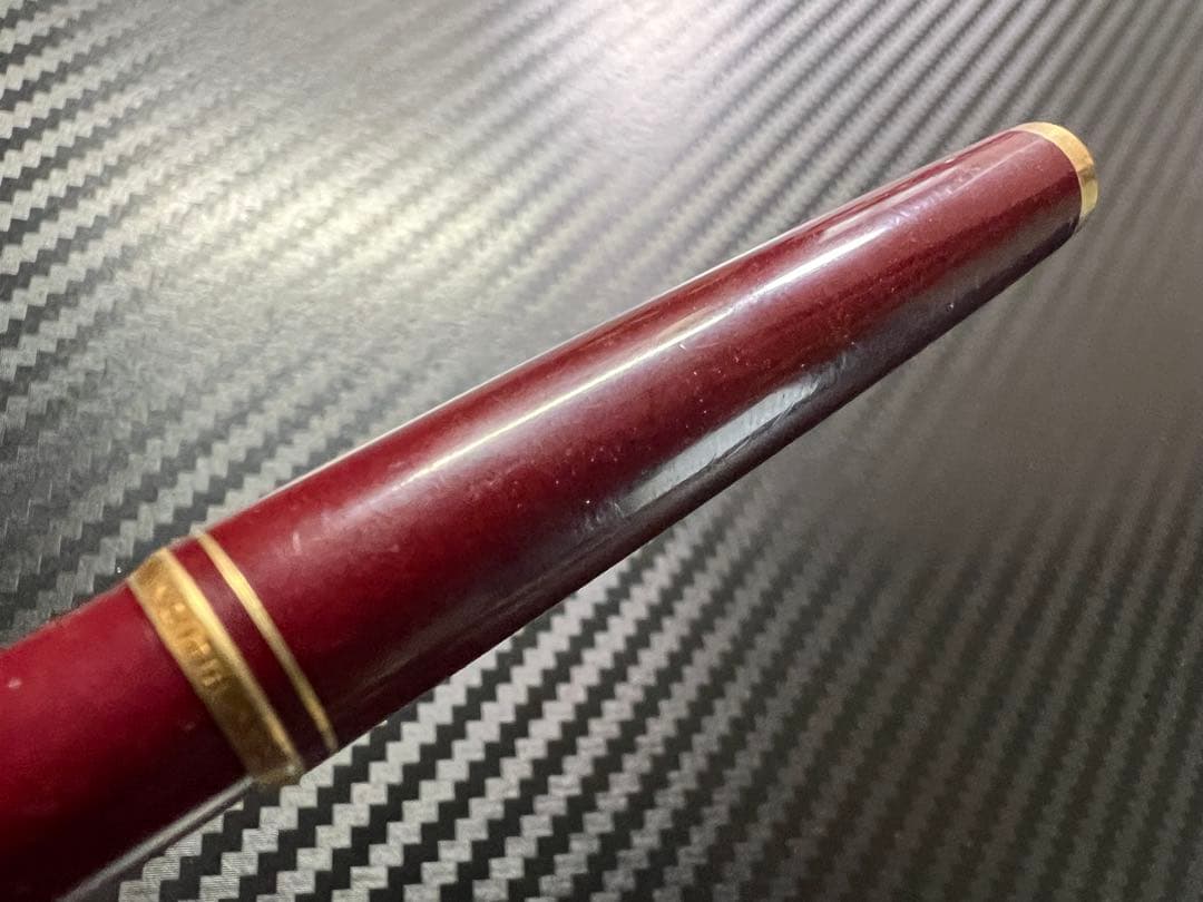 美品 モンブラン 281 ボルドー ボールペン 非売品アタッチメント付