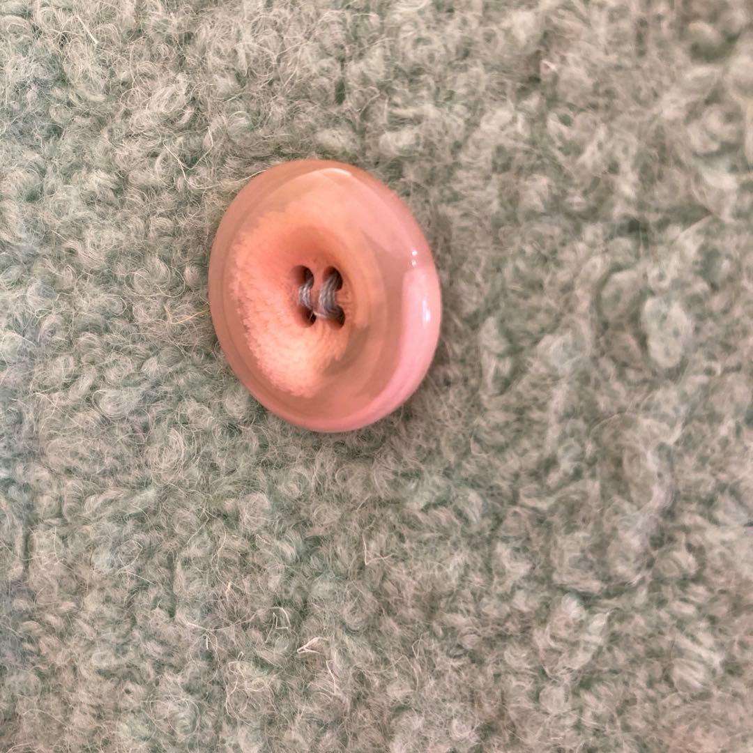 ボア ミントグリーン エメラルドグリーンコート - メルカリ