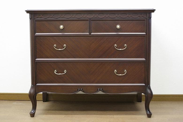 FLUER フルール チェスト 85cm幅 小売業者 ブラック＜輸入家具＞ 東海