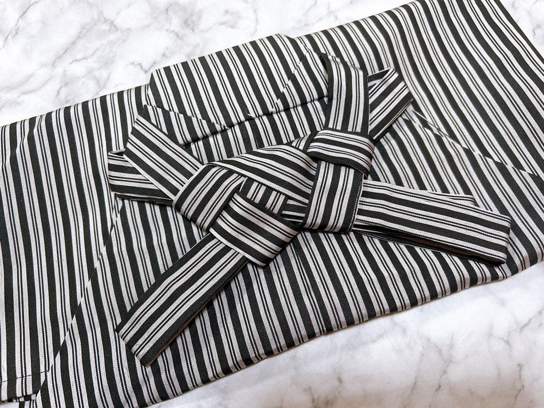 縦縞袴♡七五三　5歳　男の子　フルセット　一式　グレー系　鷹