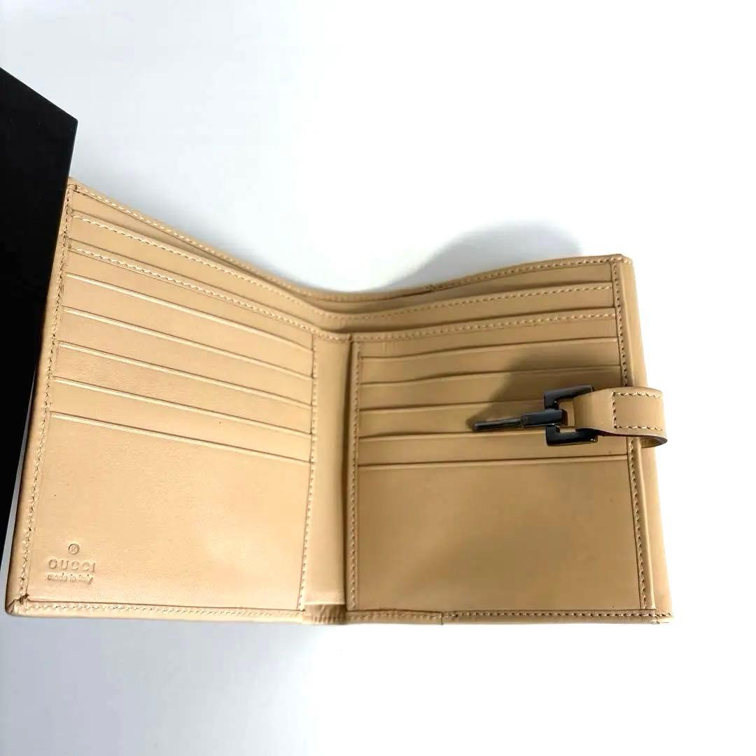 Gucci グッチ 財布 カーフ ジャッキー ベージュ