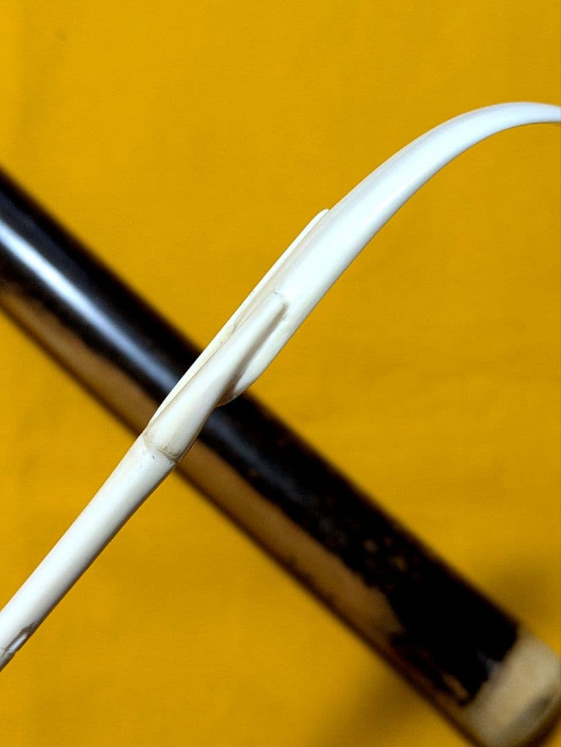 閉店売り尽し】手彫茶杓 笹之葉型短寸（箱入仕