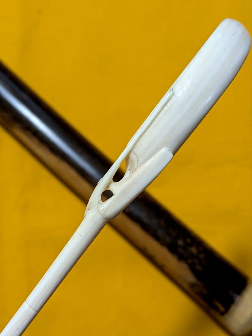 閉店売り尽し】手彫茶杓 笹之葉型短寸（箱入仕