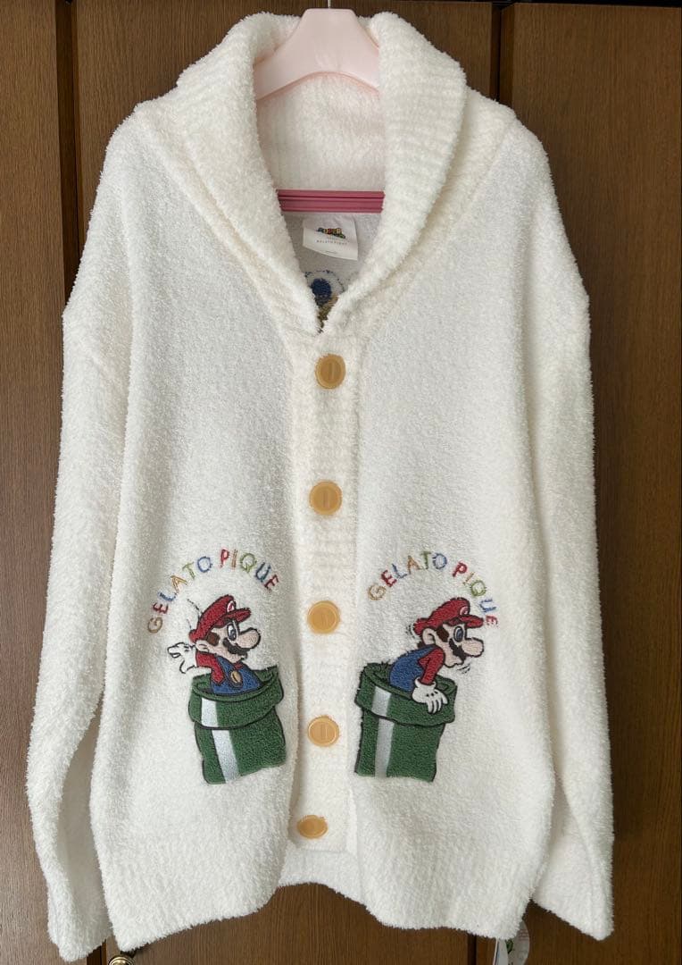 ち*わ様 ジェラピケマリオ　カーディガン