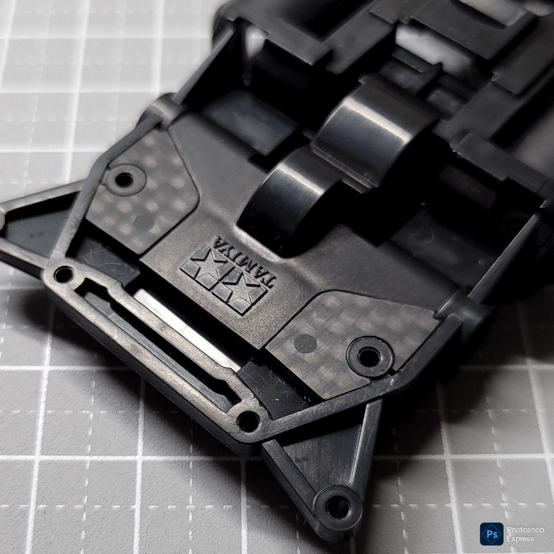 CNC立体加工】 MEシャーシ フロント補強 カーボンパーツ プロトタイプ