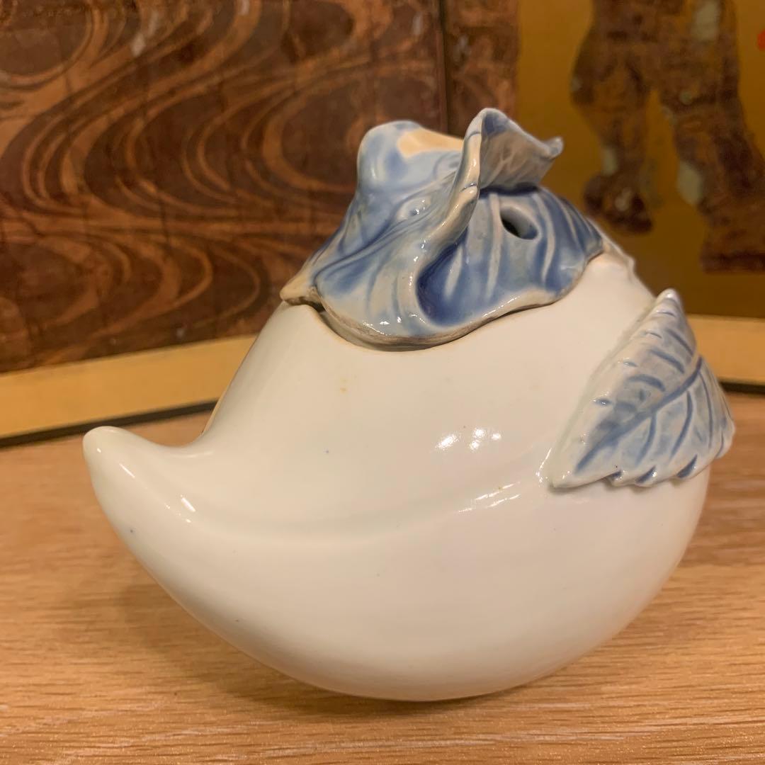 アンティーク 中国美術 桃形 香炉1客 257