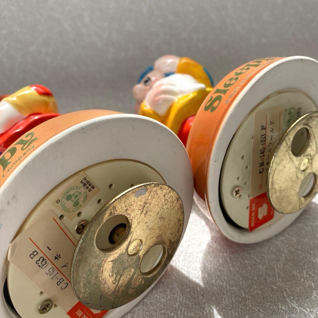 白雪姫　7人の小人オルゴール　高さ 約17㎝