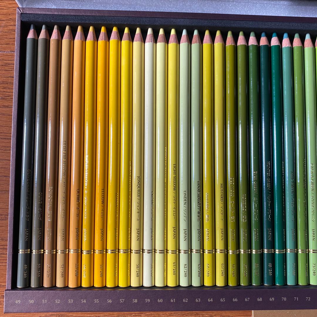 三菱鉛筆ユニカラー240色セットリミテッドエディション限定生産品 50