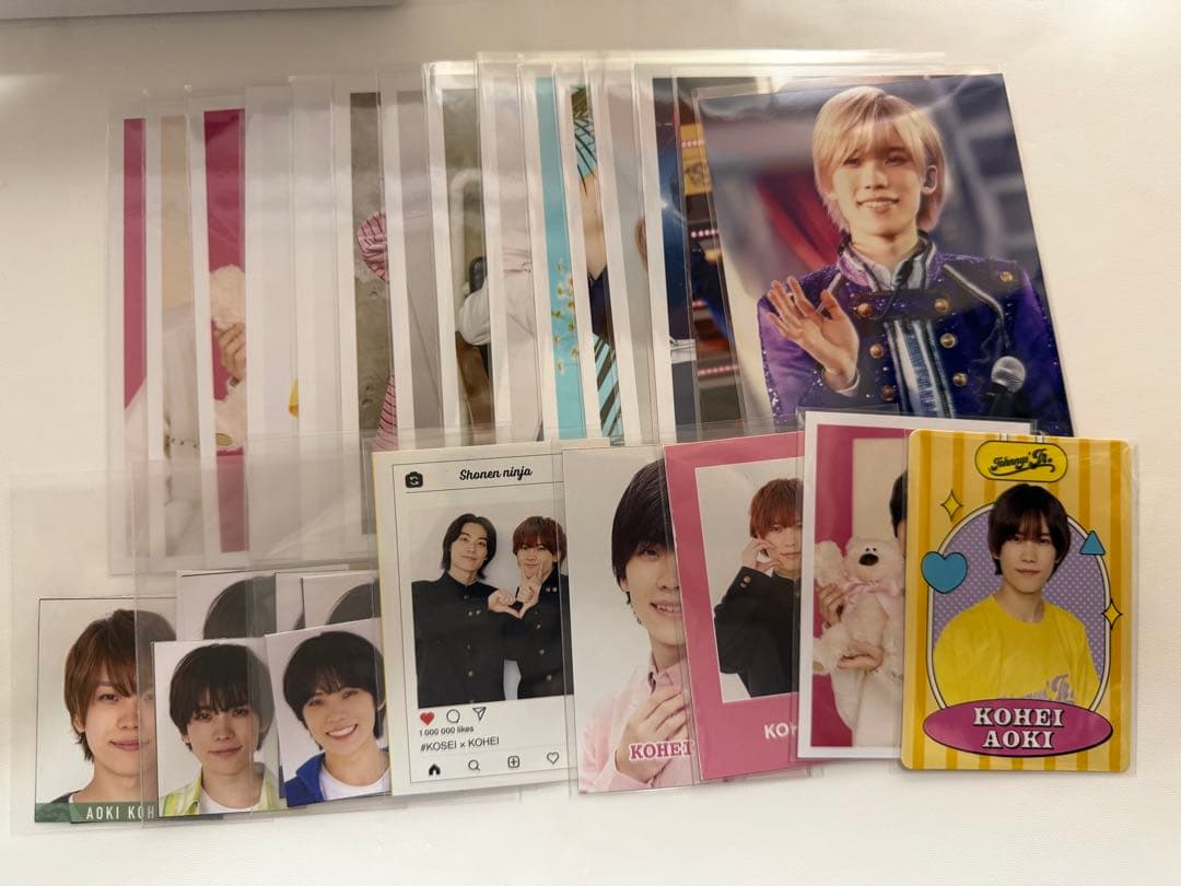 青木滉平まとめ売り(公式写真.フォトセ.ステフォ.アクスタ.プロカ.厚紙