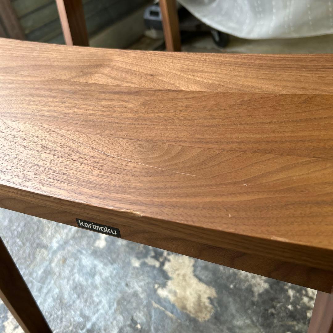 ☆たのメル無料☆カリモク 椅子 スツール XT0346XR ウォールナット