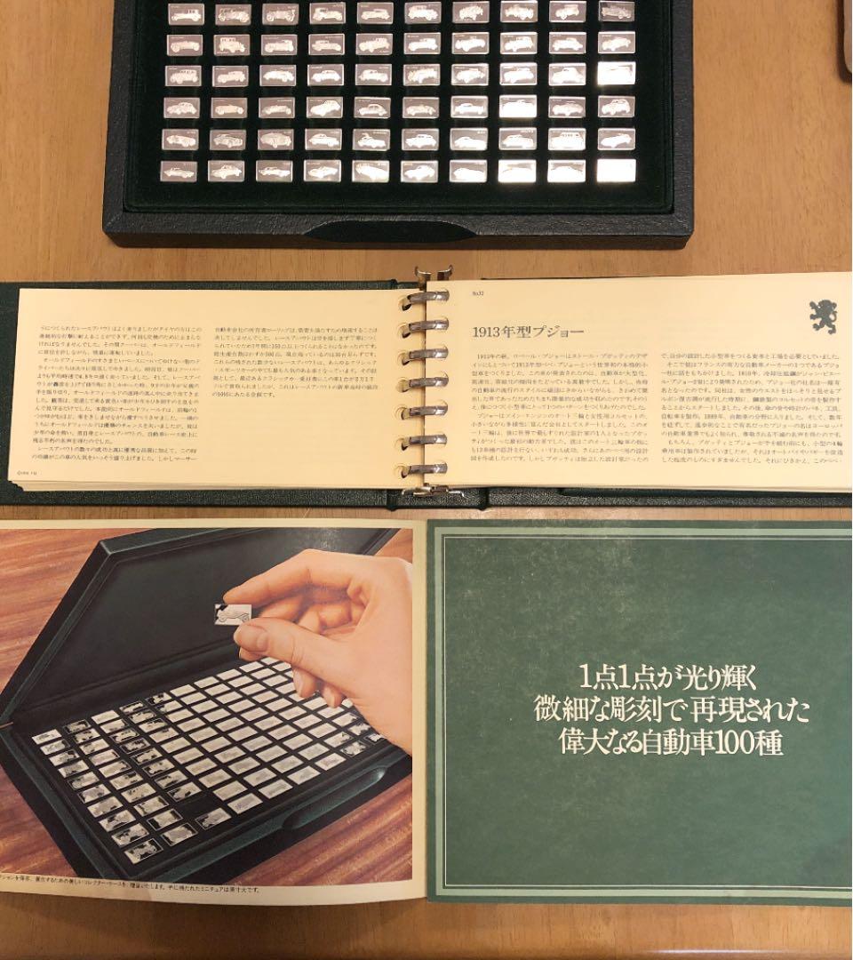 偉大なる自動車100種 純銀製ミニチュア・コレクション