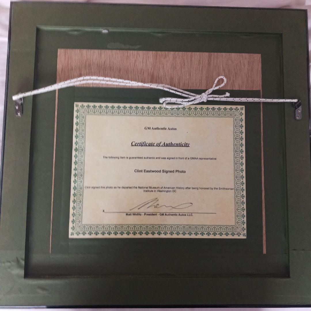 希少 USJ クリントイーストウッド(続・夕日のガンマン)直筆サイン 証明書