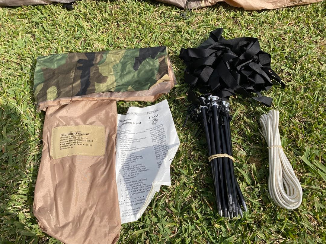 ダイヤモンドブランド Marine Combat Tent コンバットテント美品-正規