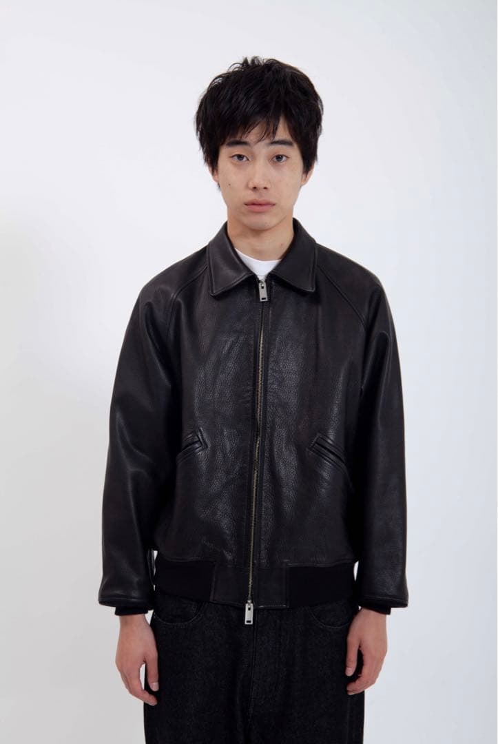 砂*糖様 TTTMSW Leather zipup jacket - メルカリ