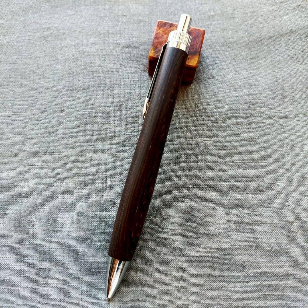 バーミーズブラックウッド ハンドメイド 木軸ボールペン G2 天然木