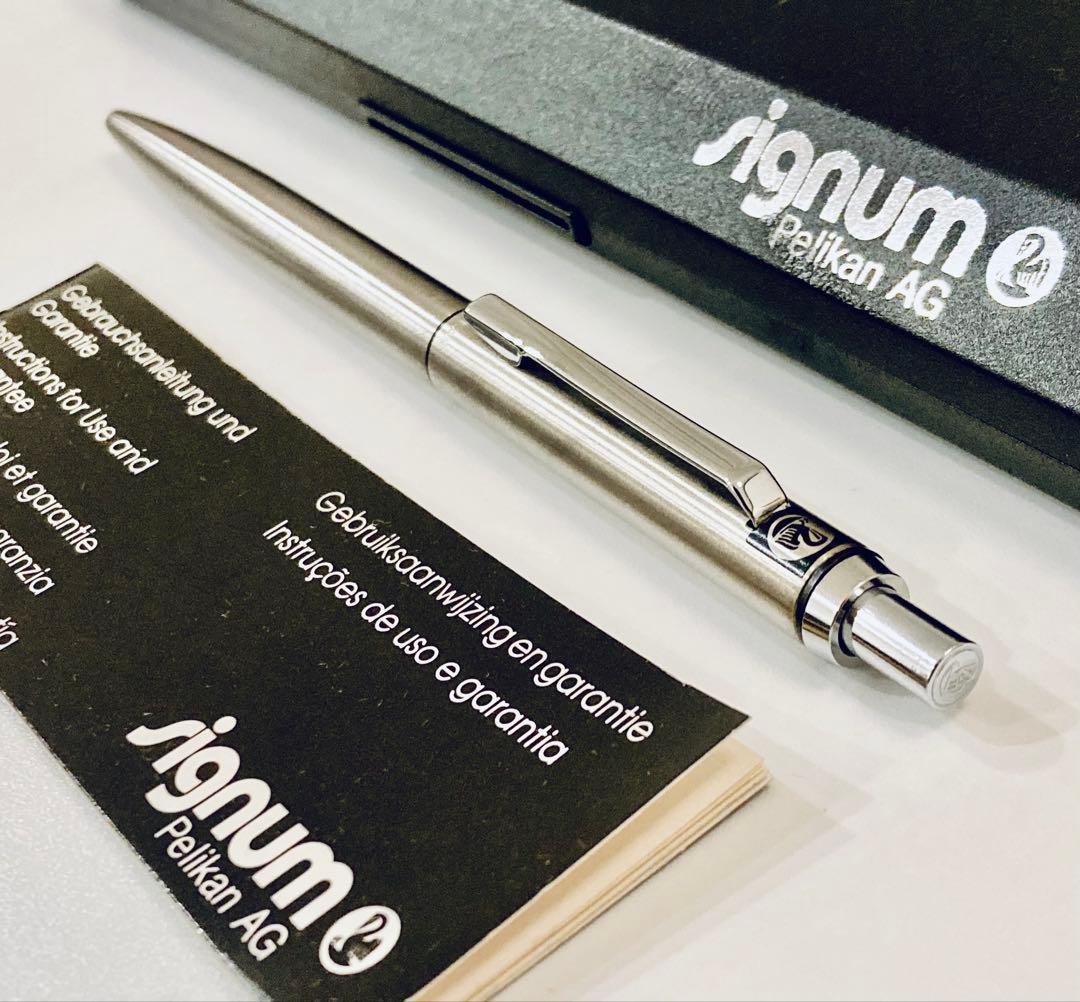 ドイツ製◇ペリカン 高級ボールペン シグナム 1980sPelikan シルバー