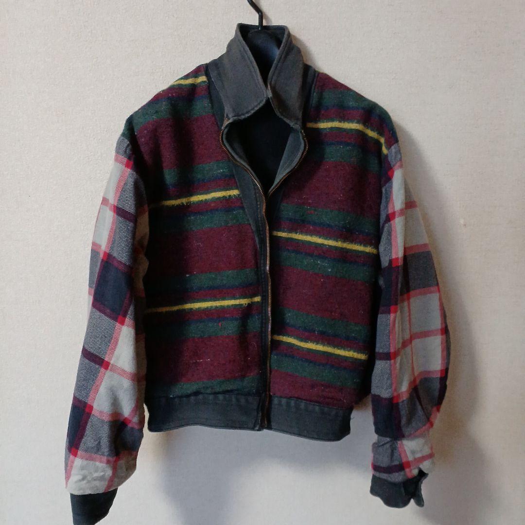 USA (60s) TROY社製 ブランケット(裏地）ワークジャケット