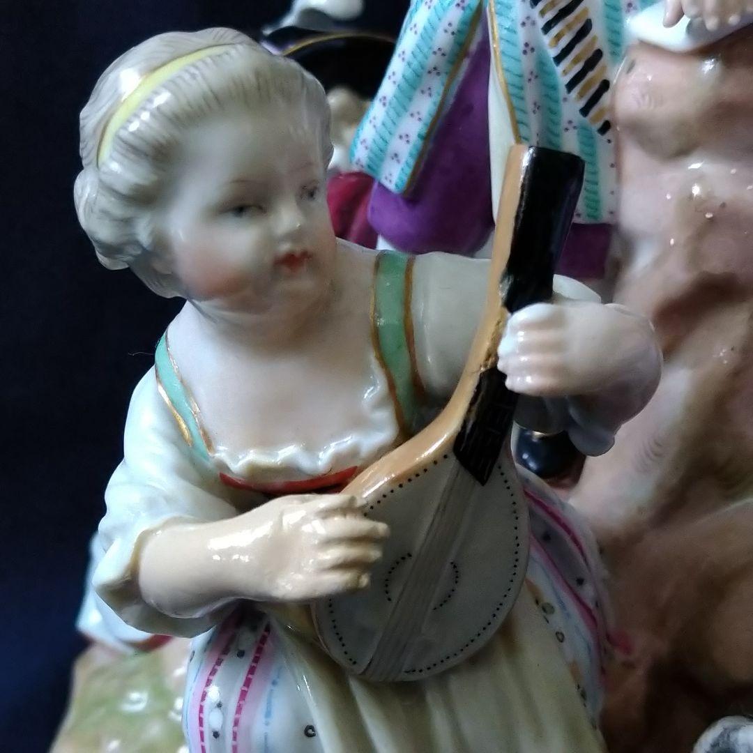 ✤1924年以前・マイセン(Meissen)フィギュリン✤『5人の音楽隊