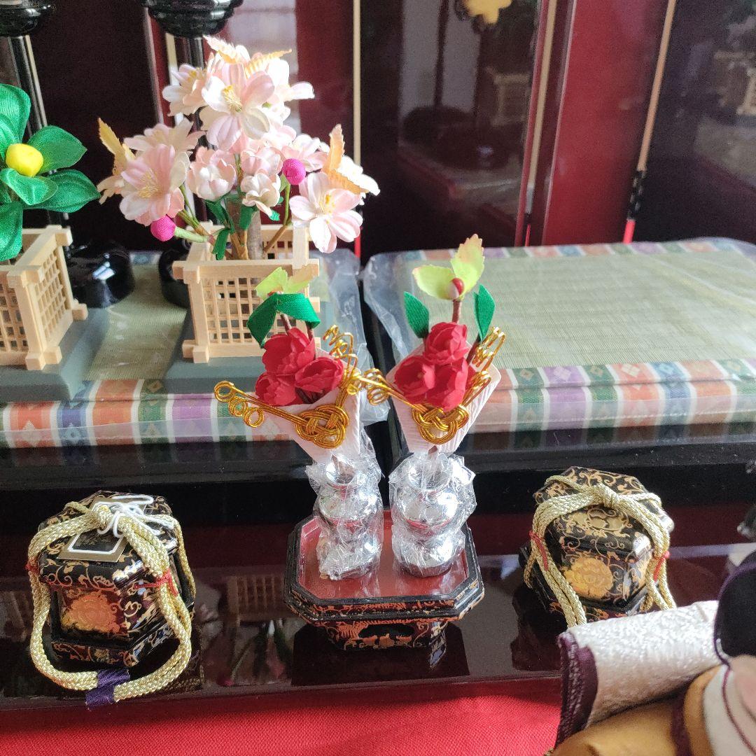 雛人形 親王飾り　 平飾り　　作家名(平安優香)