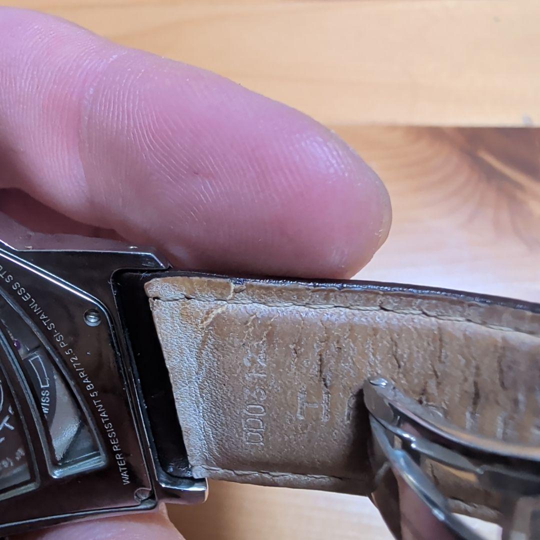 Hamilton ベンチュラスケルトン自動巻き時計 シルバー、箱無し