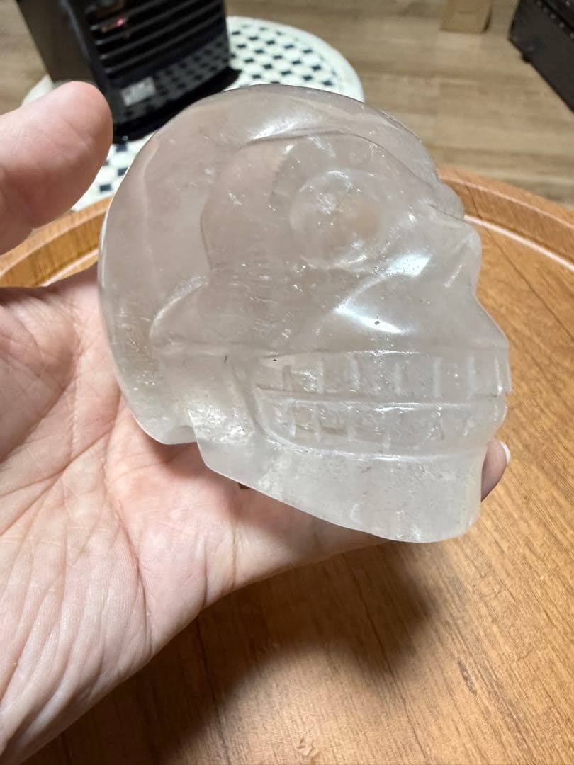 超大　高品質水晶彫り髑髏　インテリア アクセサリー 限定一点　本物保証　送料無料 水晶ドクロ 限定20点 ー 三宝堂オンラインショップ