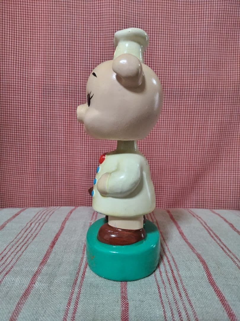 エースコック 首振り人形 陶器製 POGGY COOK