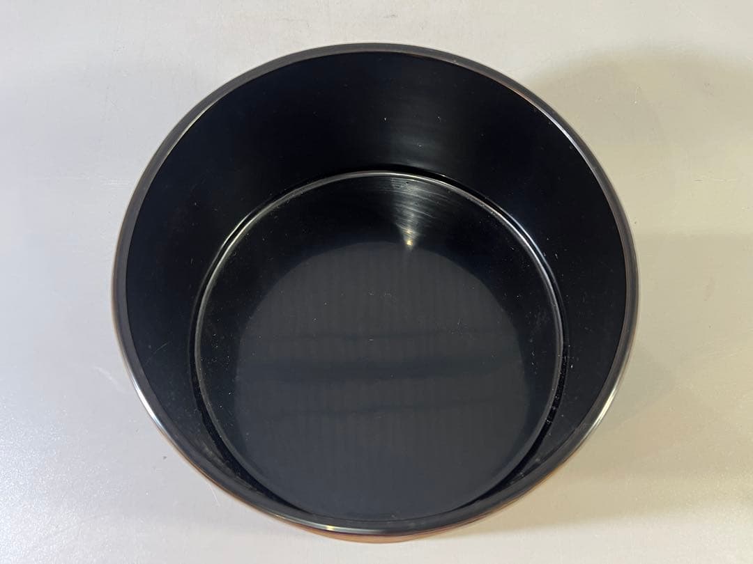 DT751 茶道具 輪島塗糸目 建水 共箱