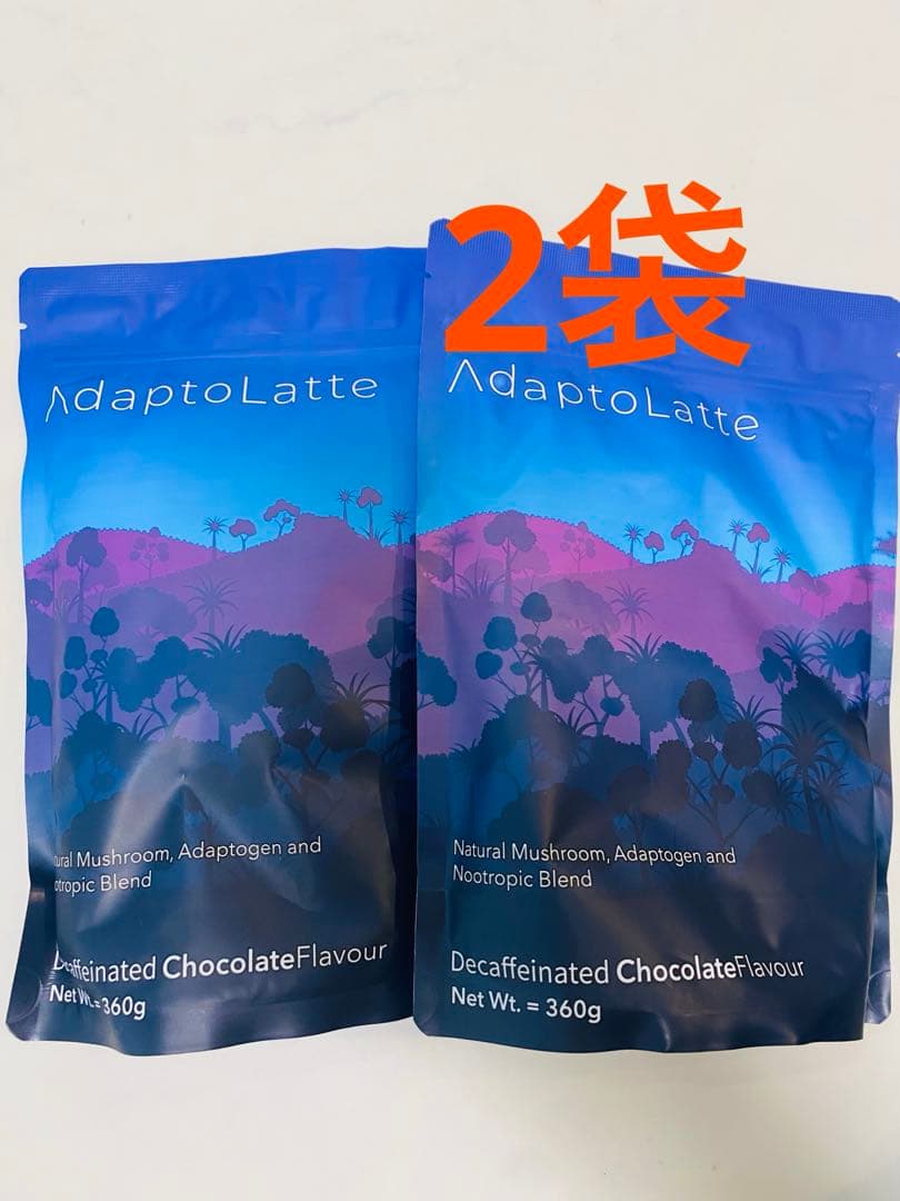 AdaptoLatte デカフェチョコレート 360g 2袋 - メルカリ