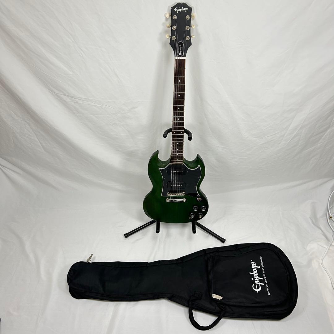 【希少】 Epiphone SG Classic Worn P90 Green