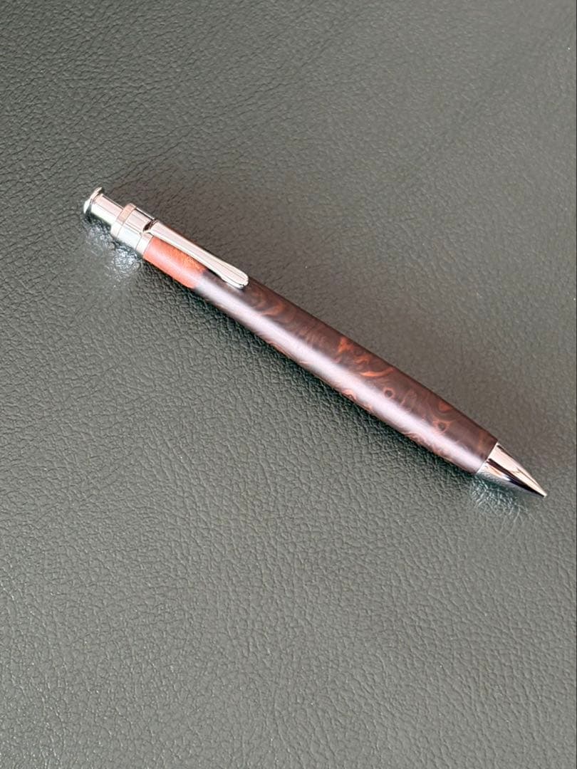 【イベント杢】工房楔 黒檀こぶ杢 ペンシル楔 0.5mm（固定式口金付き）