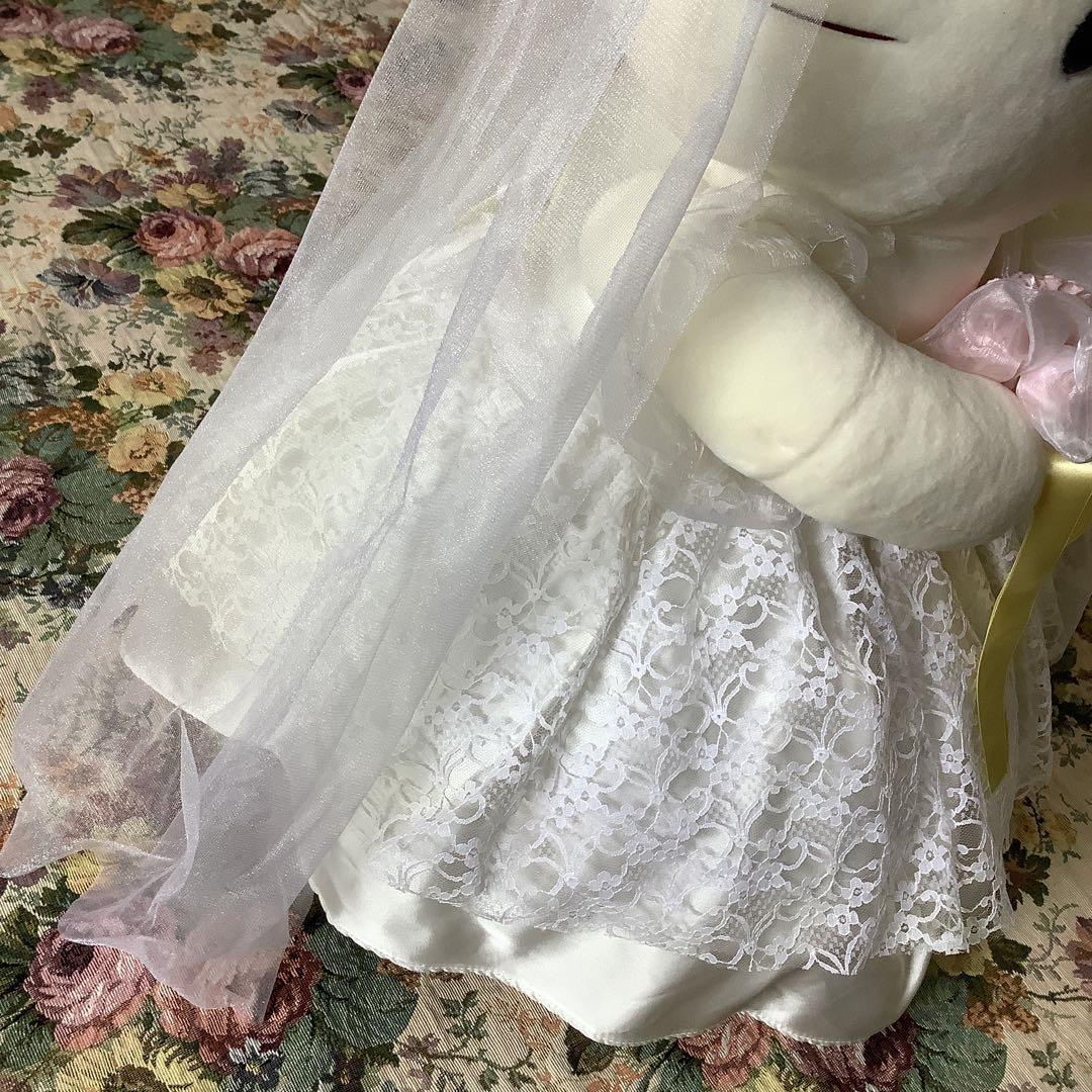 キティ　ウェディング　BIG ぬいぐるみ