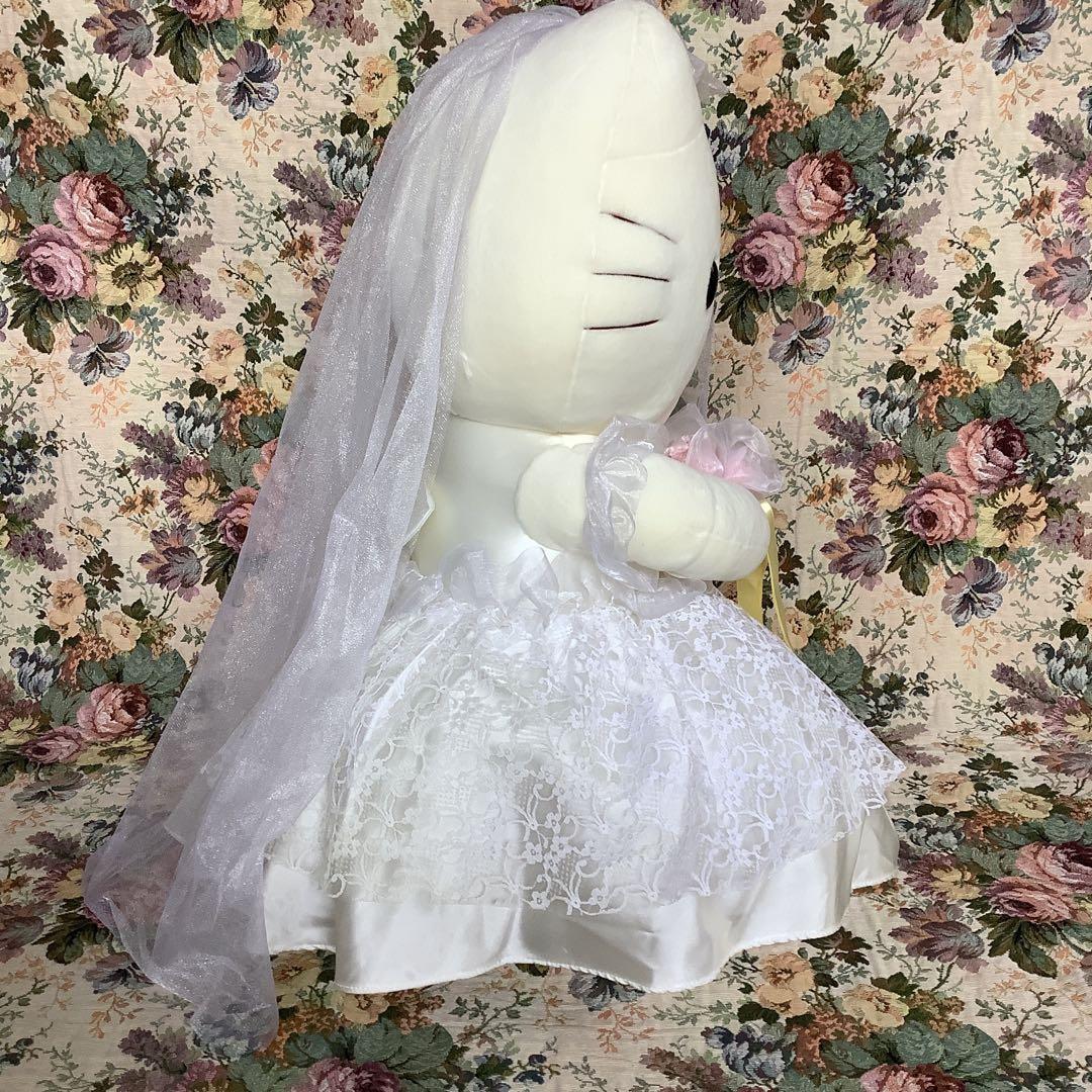 キティ　ウェディング　BIG ぬいぐるみ