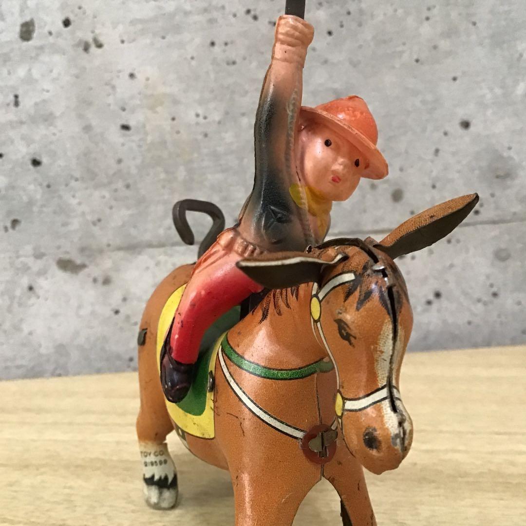 ブリキのおもちゃ 50年代 馬とカウボーイ ALPS 日本製