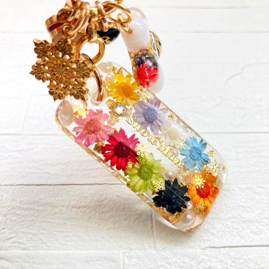 タカママページ　Man名入れレジンキーホルダーバッグチャーム