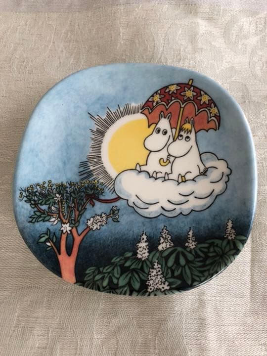 レア ARABIA アラビア ムーミン ウォールプレート 空飛ぶムーミン