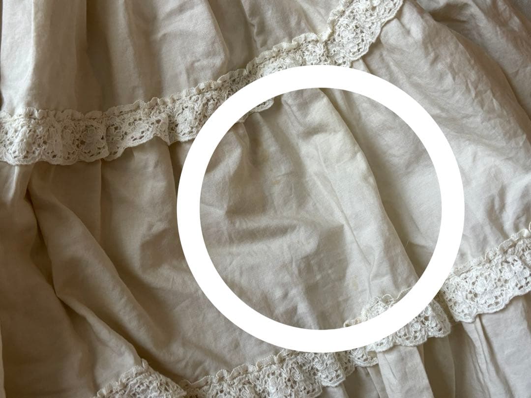 morphose 無地3段ティアードスカートレース原宿ロリータかわいい