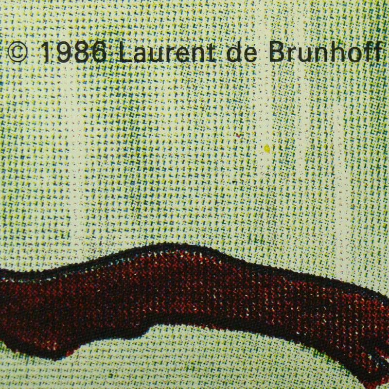 額装品/Babar en Auto 1986年（ジャン ド ブリュノフ）