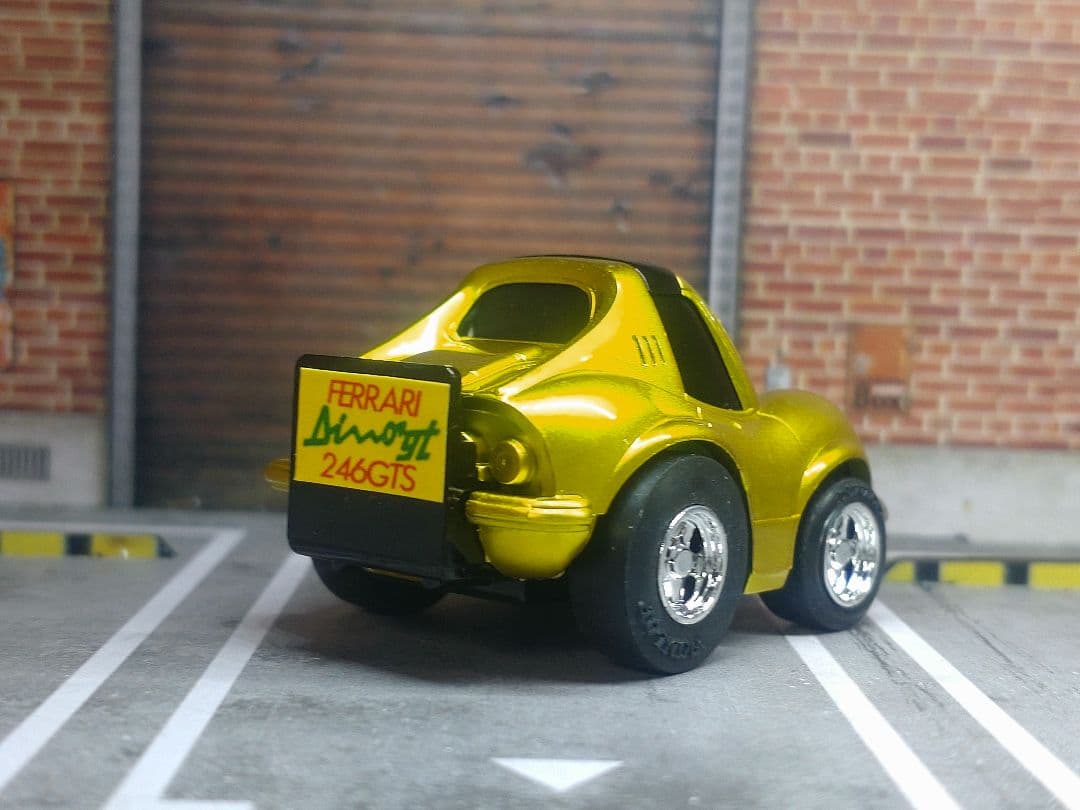 当時物　チョロQ A-64 フェラーリDINO246GT ディーノ カスタム品