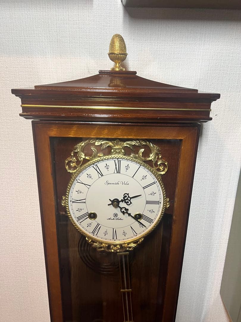 AICHI愛知30DAY振り子時計ゼンマイ掛け時計柱時計古時計昭和レトロ