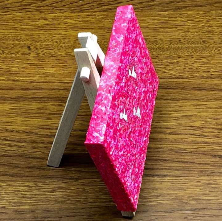 「花の妖精 春夏秋冬  -秋-」原画 本物 一点物 イーゼル付き 絵画 masa