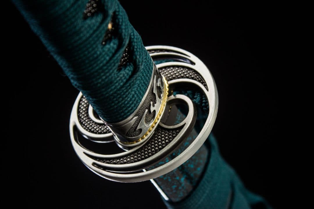 1050-武具 刀装具 日本刀　模造刀 居合刀 武士道 武蔵 鑑賞用 手鍛造打