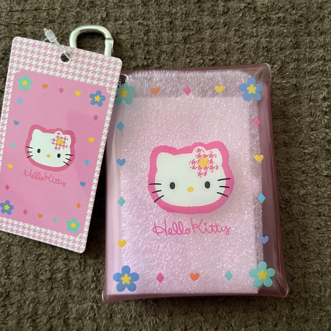 ハローキティ 平成デザイン 花リボン クリアマルチケース 新品未使用