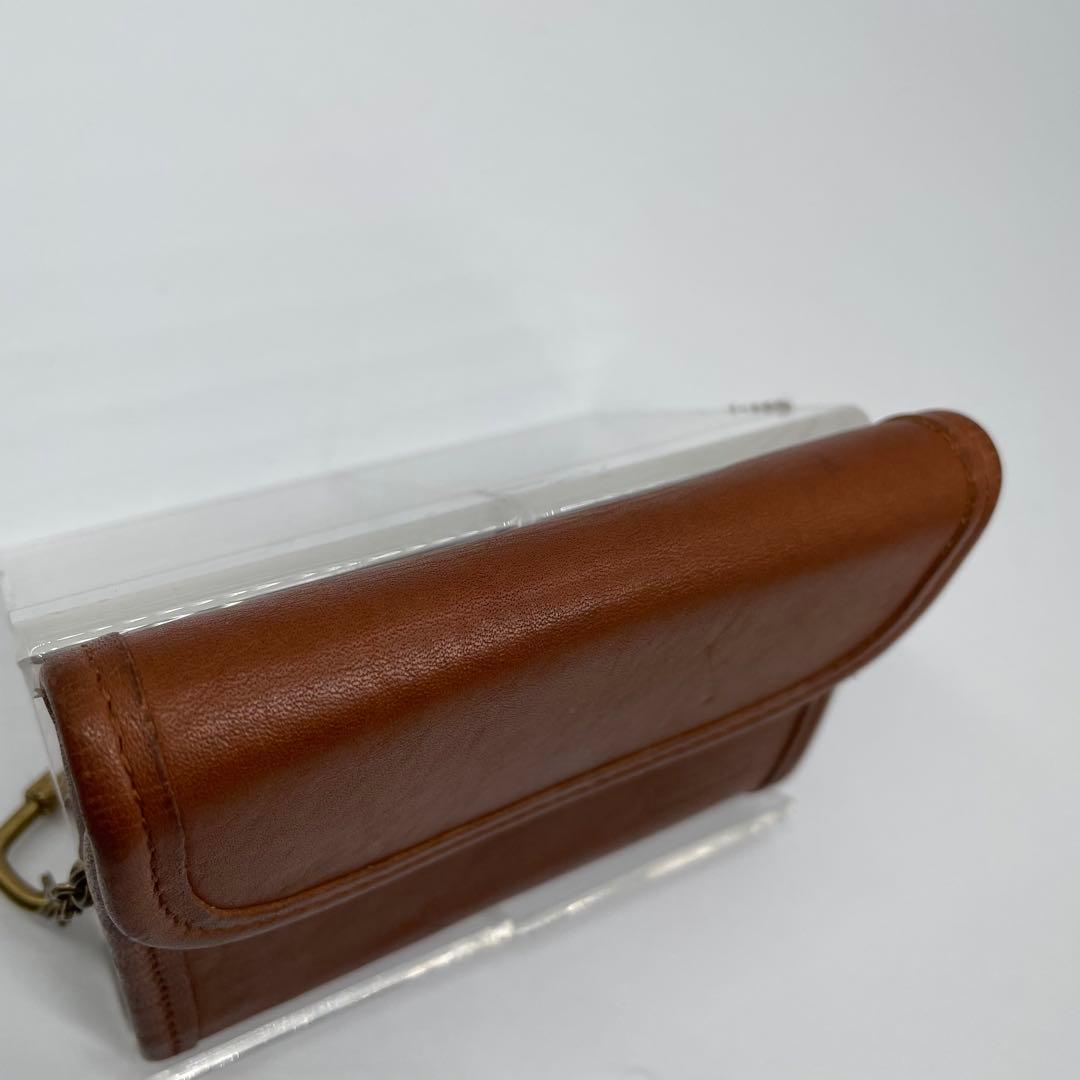 オールドコーチ　ケース　ミニ財布 ブラウン　希少レア