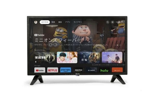 24型ハイビジョンチューナーレススマートTV OS搭載 スマートテレビ