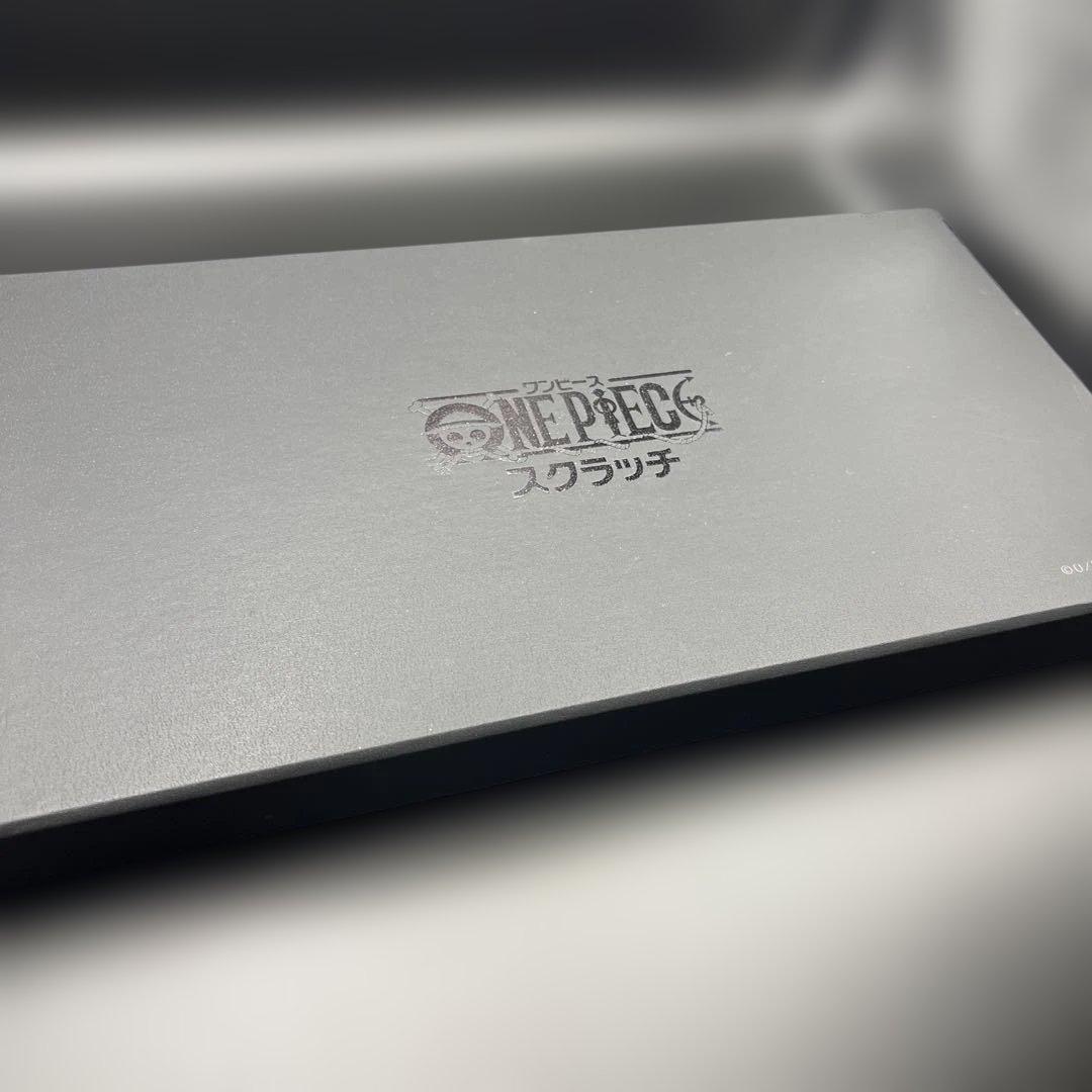 ワンピーススクラッチ 純金製オリジナル イラストプレート 当選品