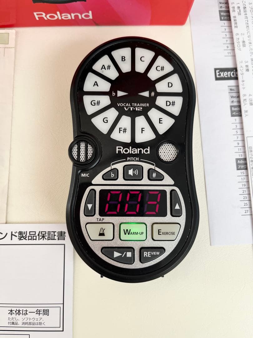 Roland Vocal Trainer VT-12-BK ボーカルトレーナー